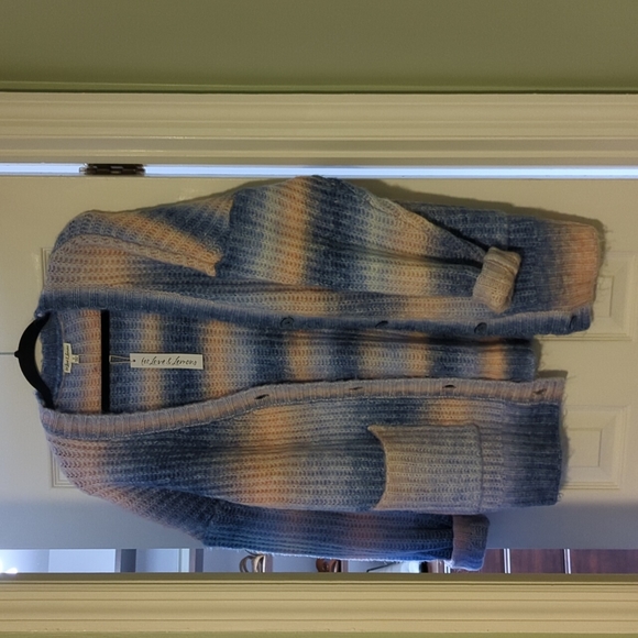 For Love And Lemons Sweaters - For Love and Lemons Cozy Cotton Candy Striped Sweater Size Small